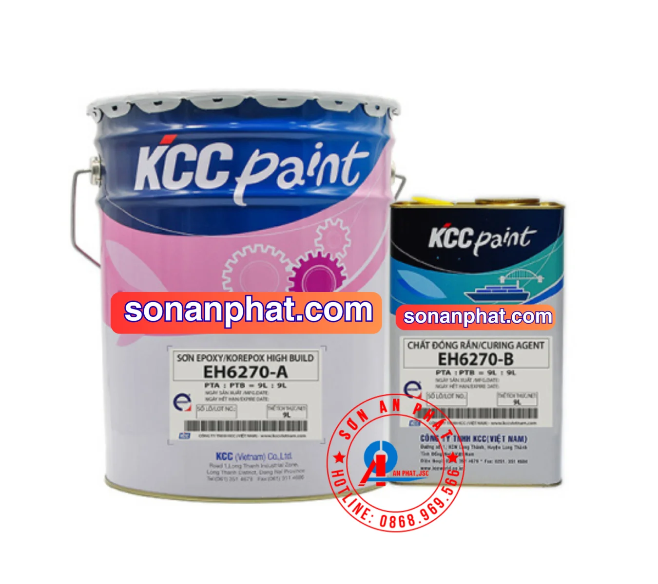 EH6270 - Lớp Phủ Trung Gian Epoxy 2 Thành Phần