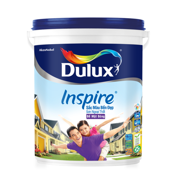 Sơn Dulux Inspire-79AB-Ngoại thất- Bề mặt bóng – thùng 15 lít